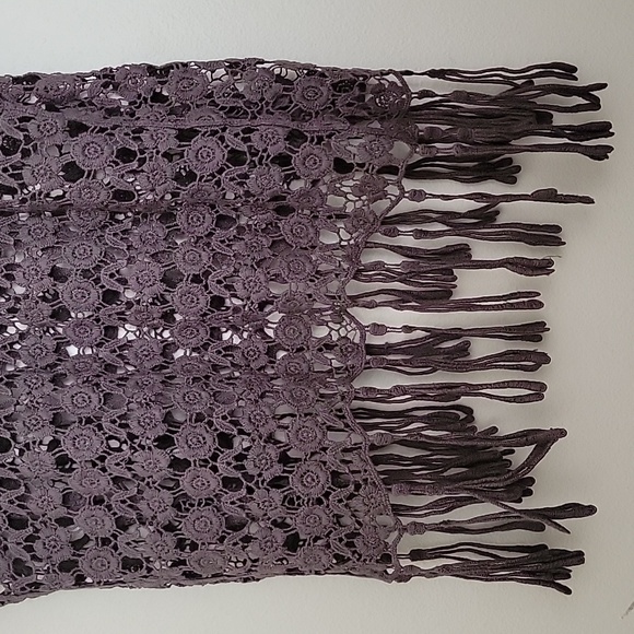 Delusion Taupe Brown Crocheted Tank Top M - Picture 8 of 12